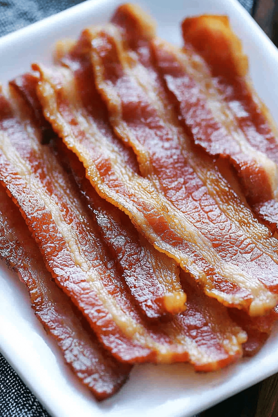 Easy Microwave Bacon Recipe Final Dish Presentation