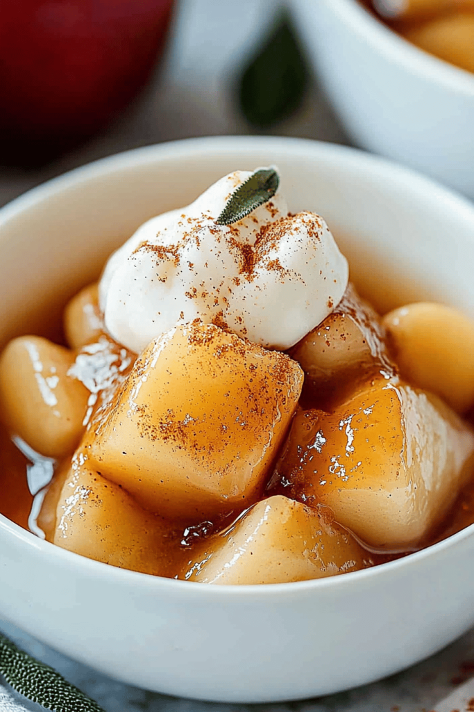 Easy Microwave Baked Apples