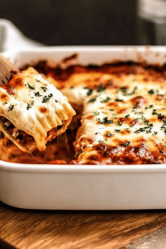 Easy Million Dollar Manicotti Recipe