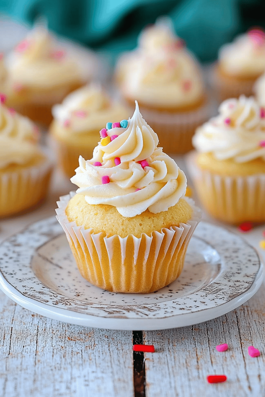 Easy Mini Cupcakes Recipe ingredients