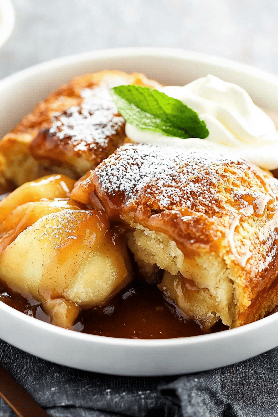 Easy Mountain Dew Apple Cobbler Recipe Final Dish Presentation
