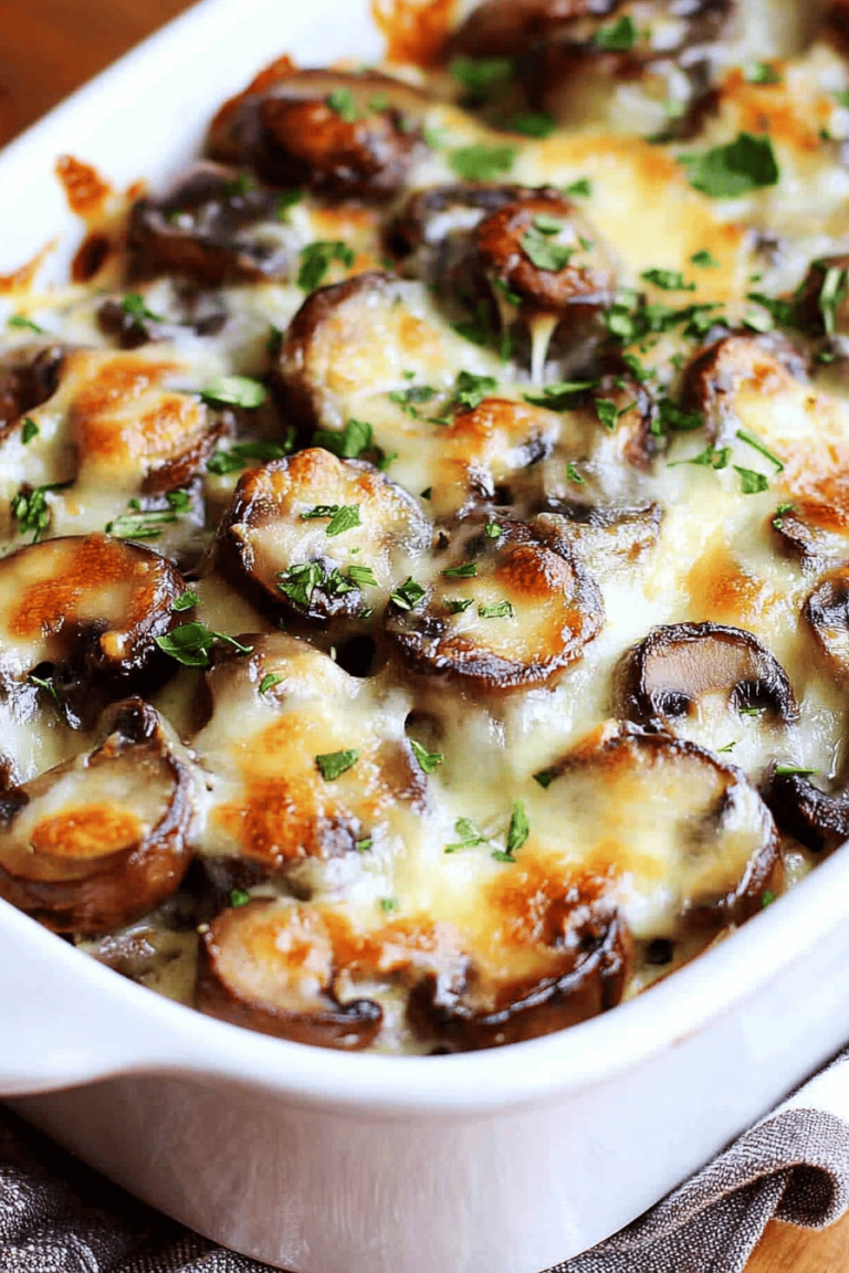Easy Mushroom Casserole Recipe