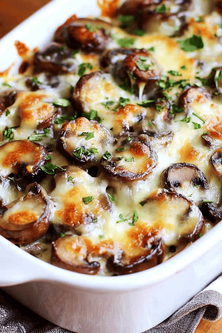 Easy Mushroom Casserole Recipe