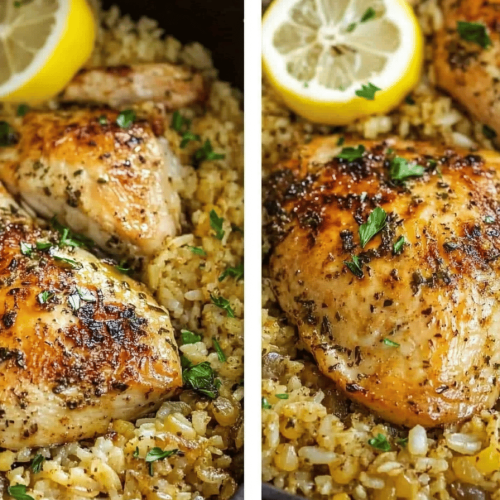 Easy One-Pot Greek Chicken and Rice Recipe