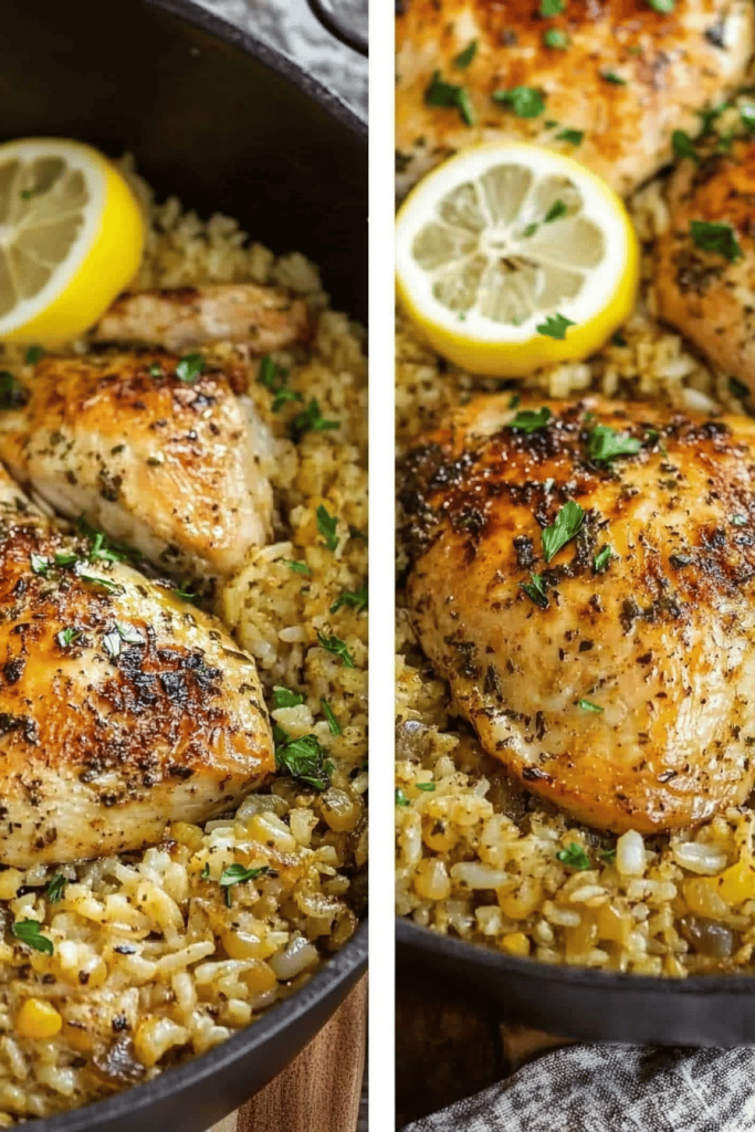 Easy One-Pot Greek Chicken and Rice Recipe