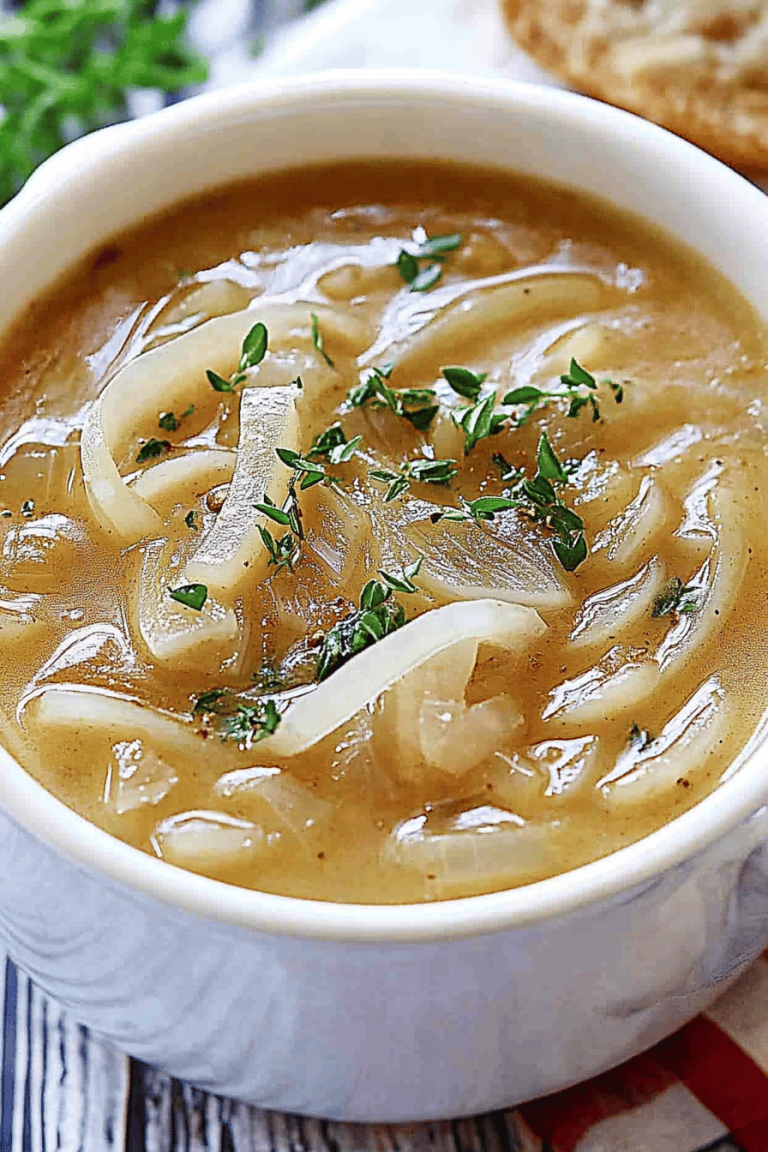 Easy Onion Soup Recipe