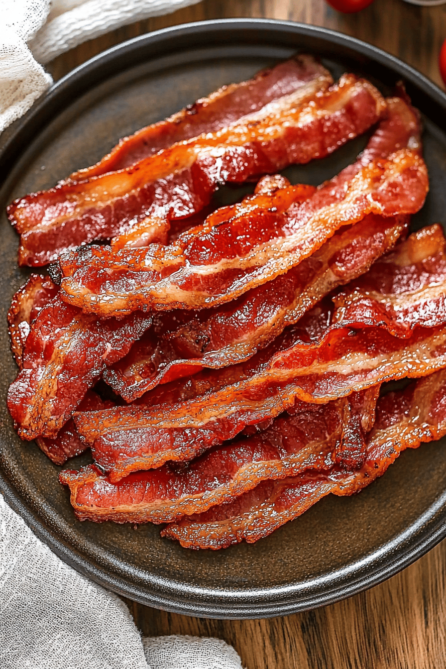 Easy Oven-Baked Bacon Recipe Final Dish Presentation