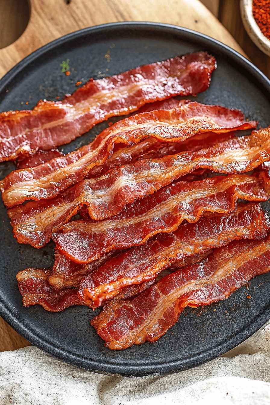 Easy Oven-Baked Bacon Recipe Final Dish Presentation
