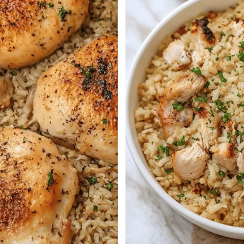 Easy Oven-Baked Chicken and Rice Recipe