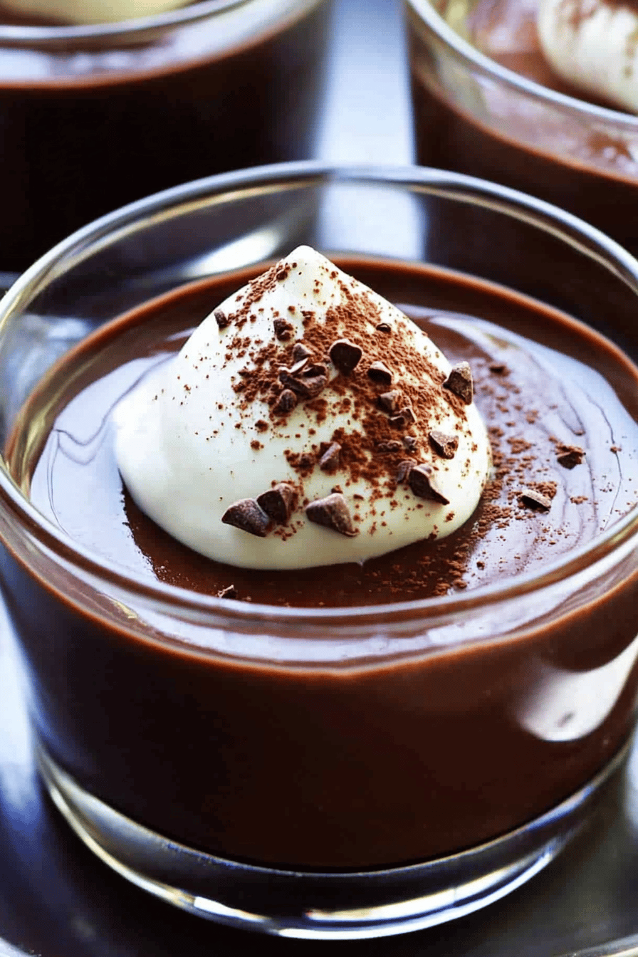 Easy Paleo Chocolate Pudding Recipe Final Dish Presentation
