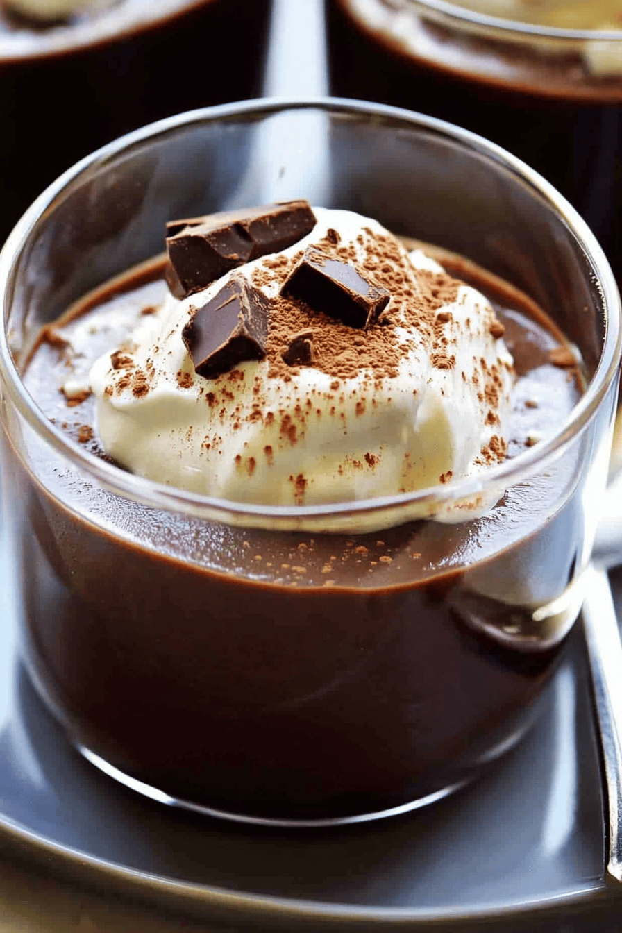 Easy Paleo Chocolate Pudding Recipe Final Dish Presentation