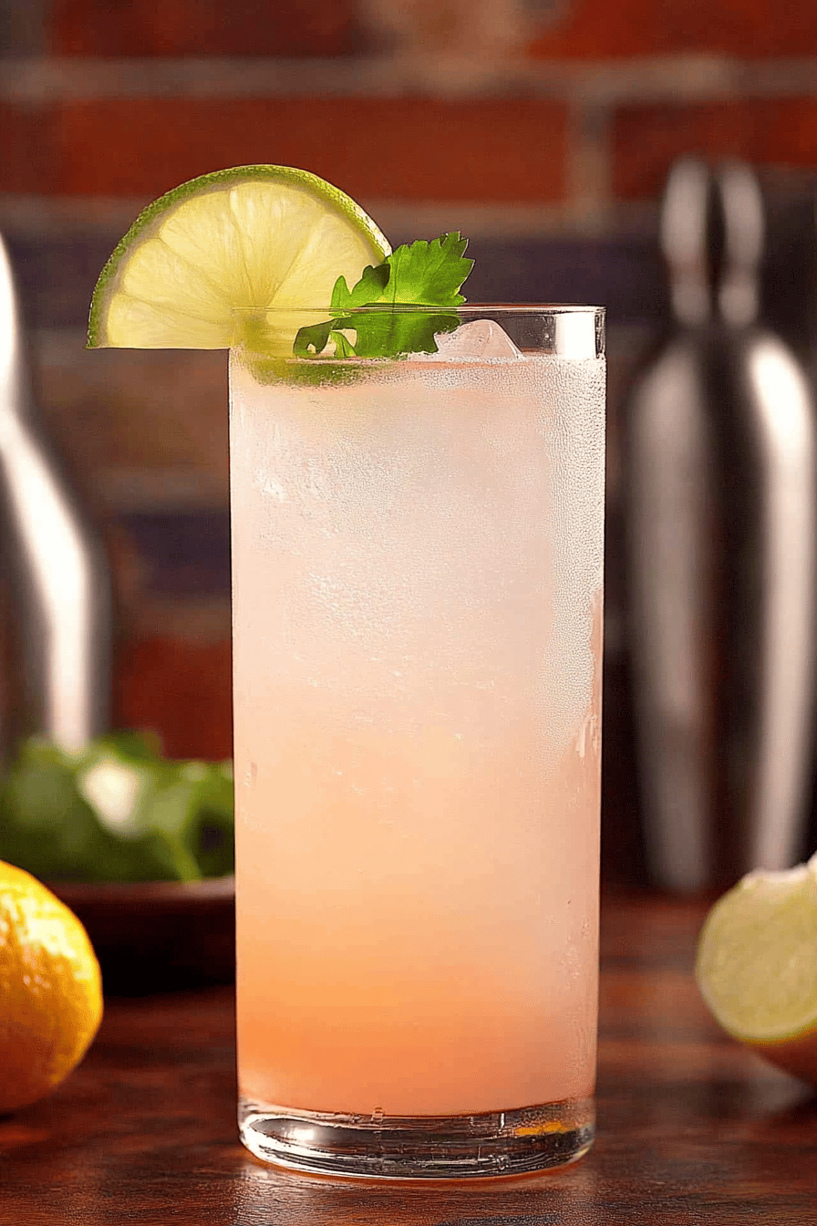 Easy Paloma Cocktail Recipe Final Dish Presentation