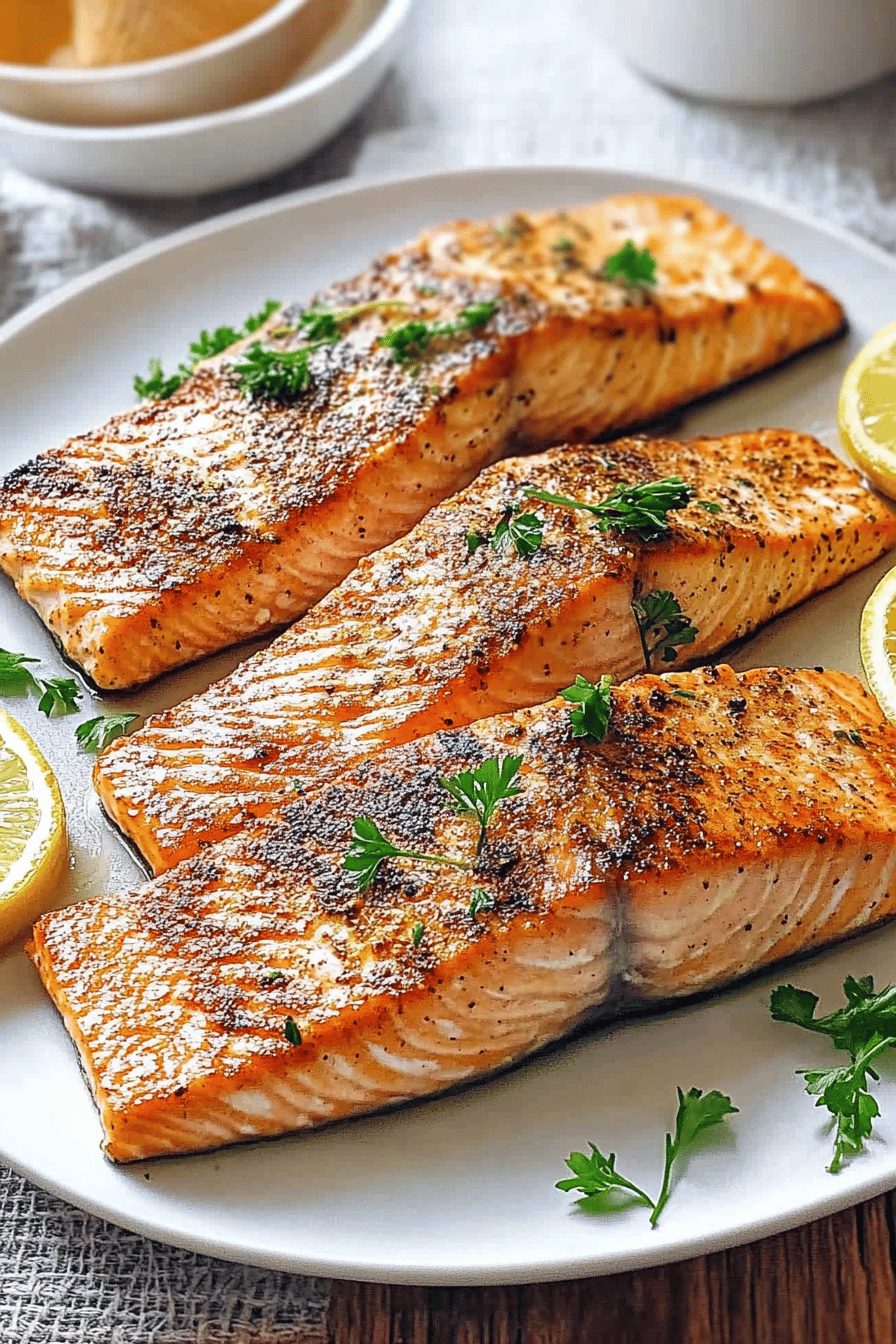 Easy Pan-Fried Salmon Recipe ingredients