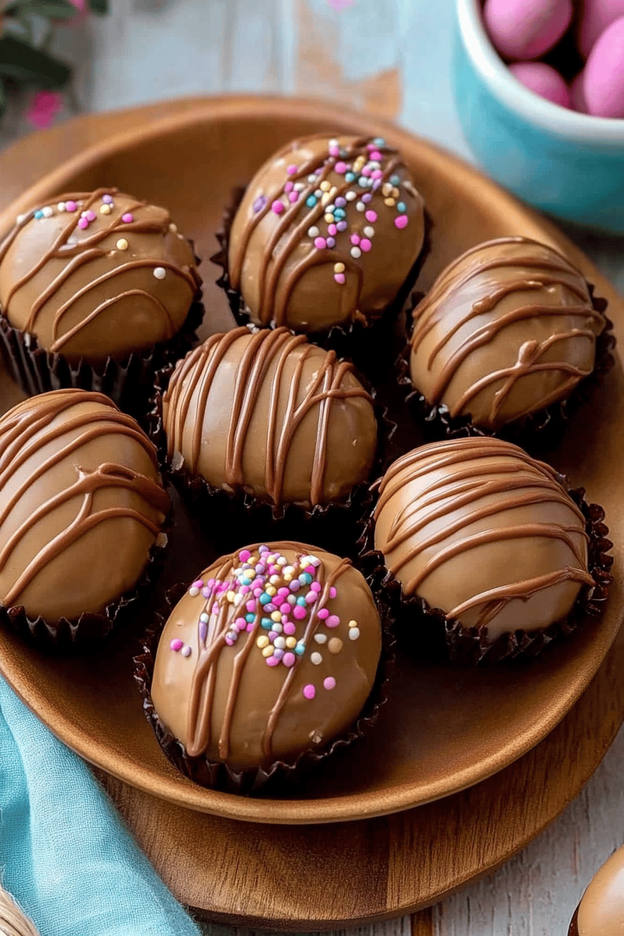 Easy Peanut Butter Easter Eggs Recipe ingredients