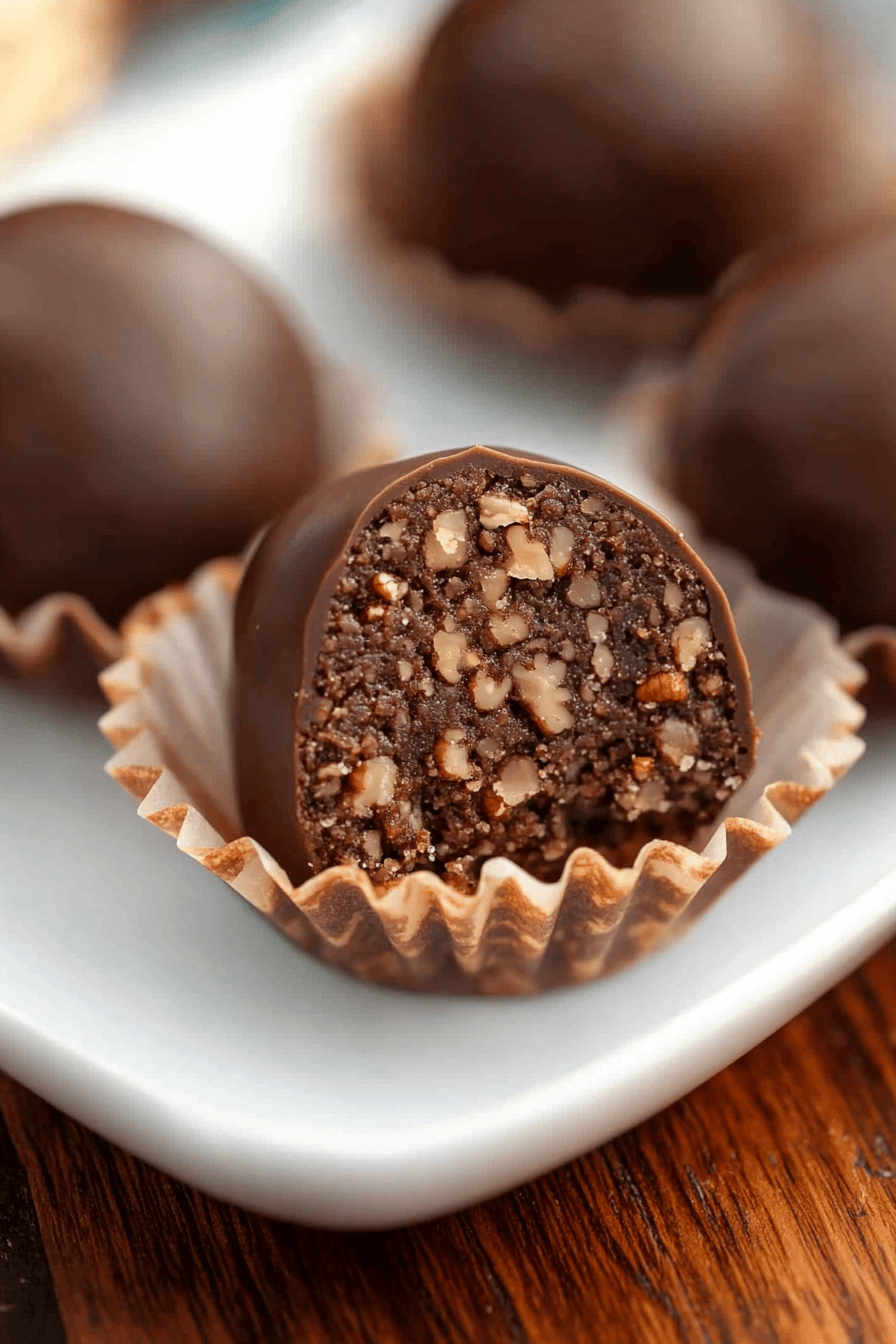 Easy Pecan Pie Truffles Recipe Final Dish Presentation
