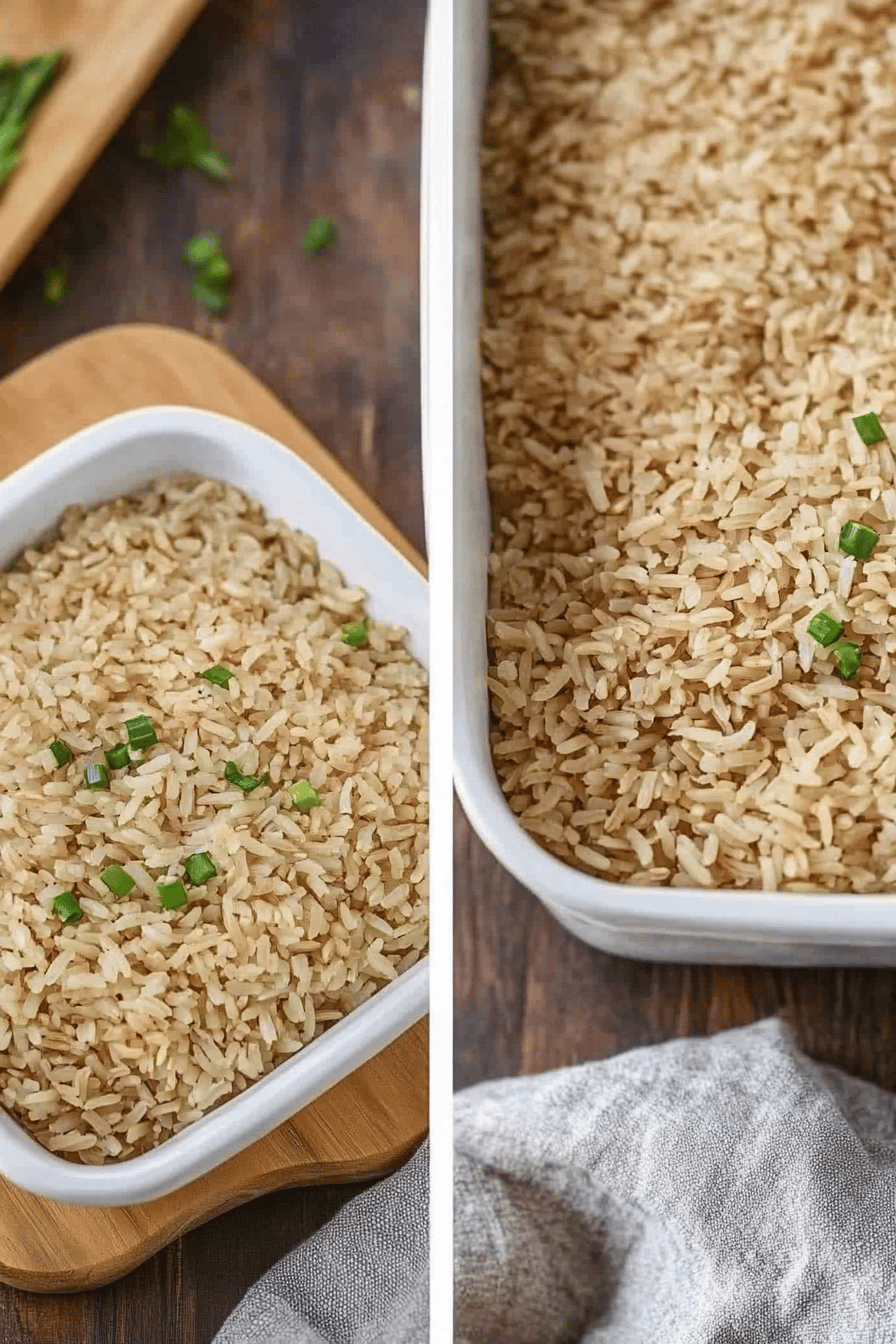 Easy Perfect Brown Rice Recipe Final Dish Presentation