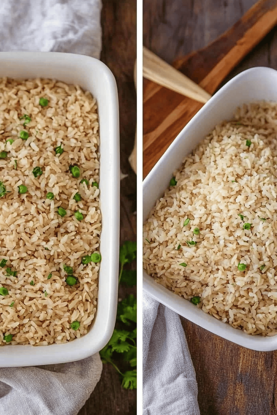 Easy Perfect Brown Rice Recipe Final Dish Presentation