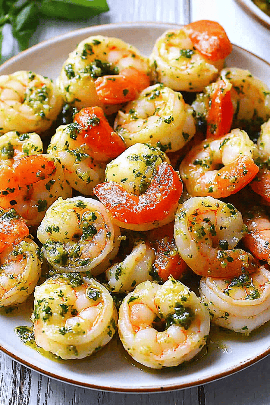 Easy Pesto Shrimp Recipe ingredients