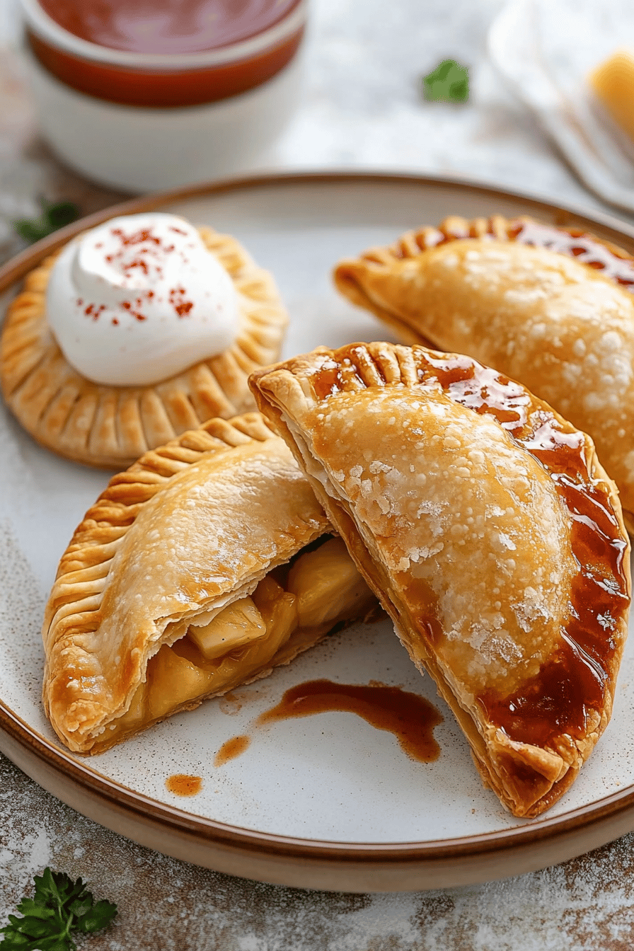 Easy Pineapple Empanadas Recipe Final Dish Presentation