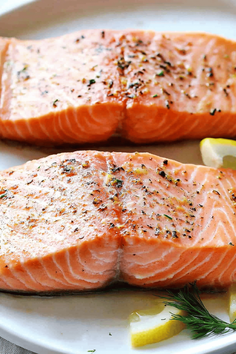 Easy Poached Salmon Recipe