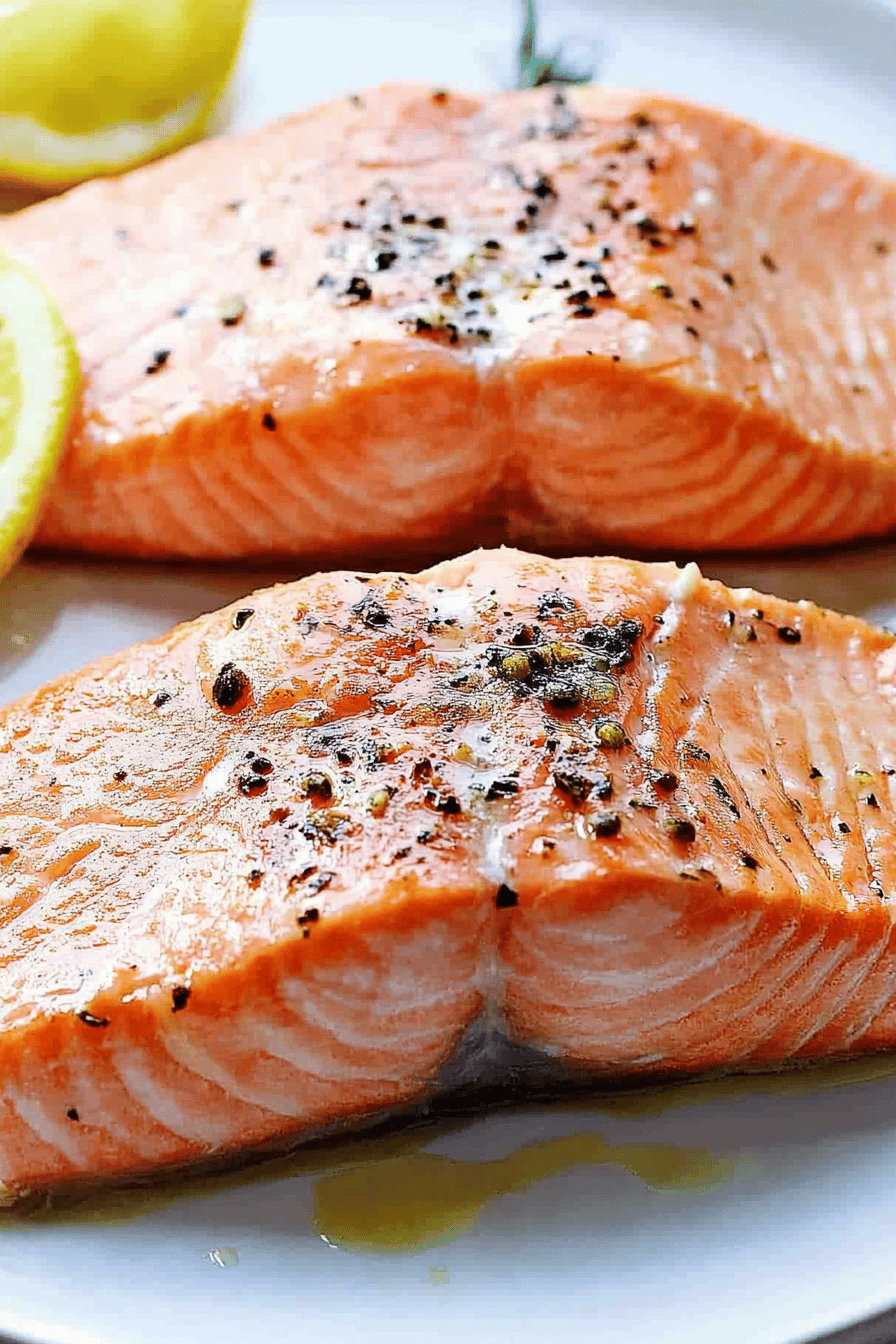 Easy Poached Salmon Recipe ingredients