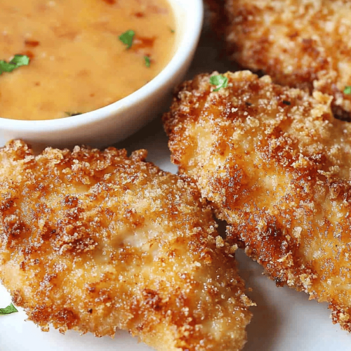 Easy Pork Rind Crusted Chicken Tenders Recipe