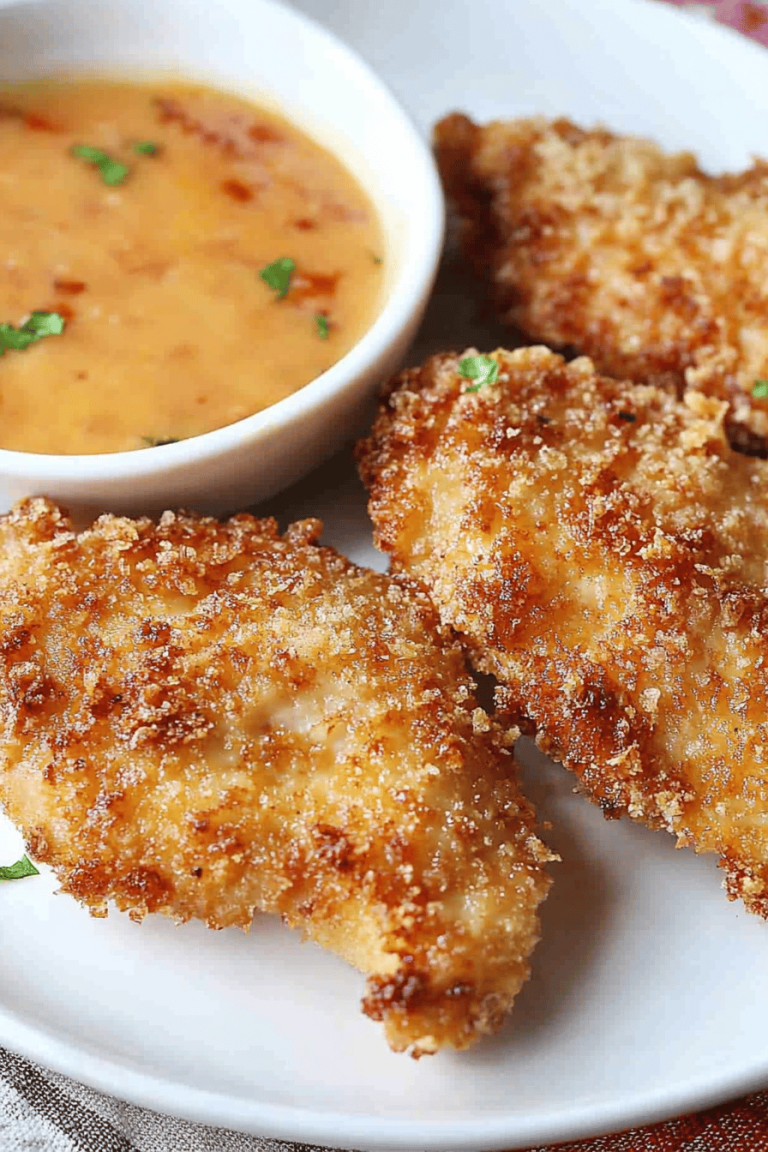 Easy Pork Rind Crusted Chicken Tenders Recipe