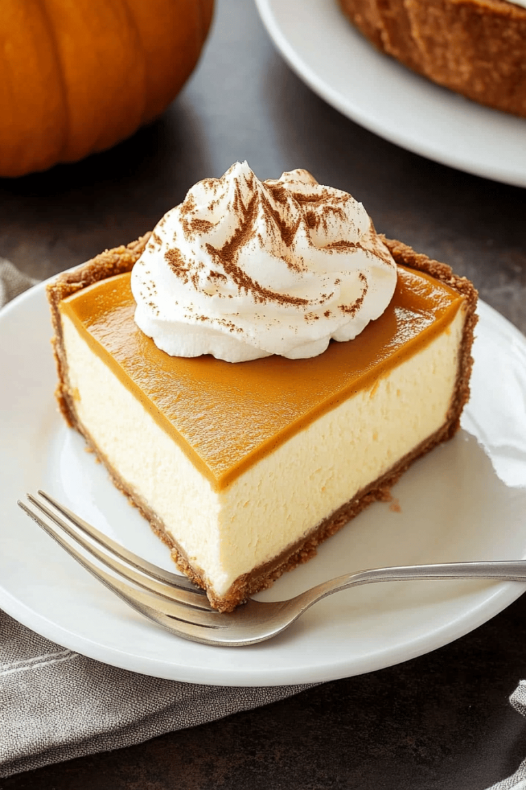 Easy Pumpkin Pie Cheesecake Recipe