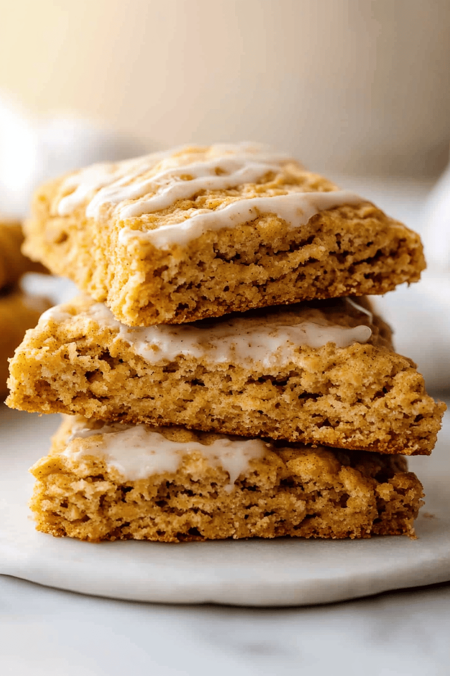 Easy Pumpkin Scones Recipe Final Dish Presentation