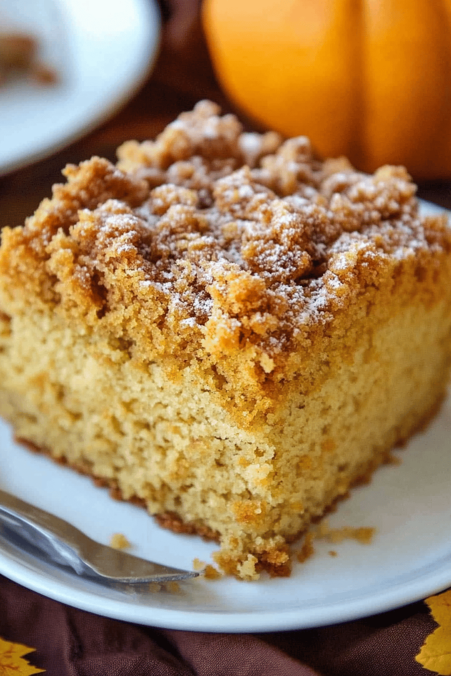 Easy Pumpkin Sour Cream Coffee Cake Recipe ingredients