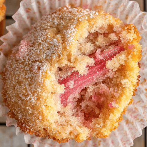 Easy Rhubarb Muffins Recipe