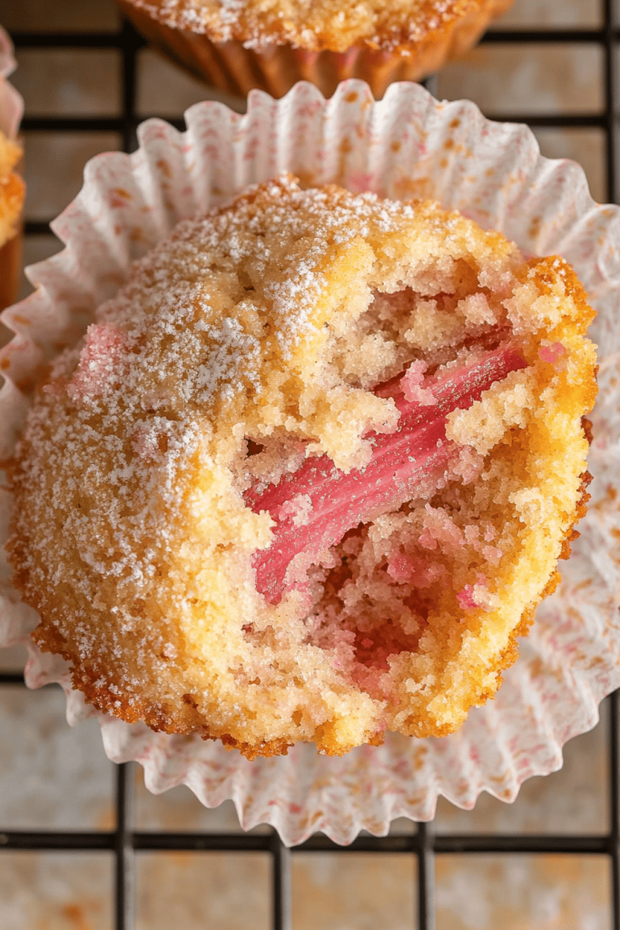 Easy Rhubarb Muffins Recipe