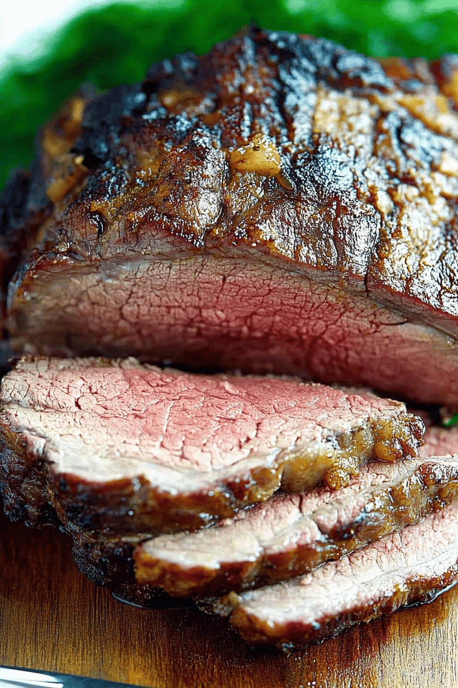 Easy Ribeye Roast Recipe Final Dish Presentation