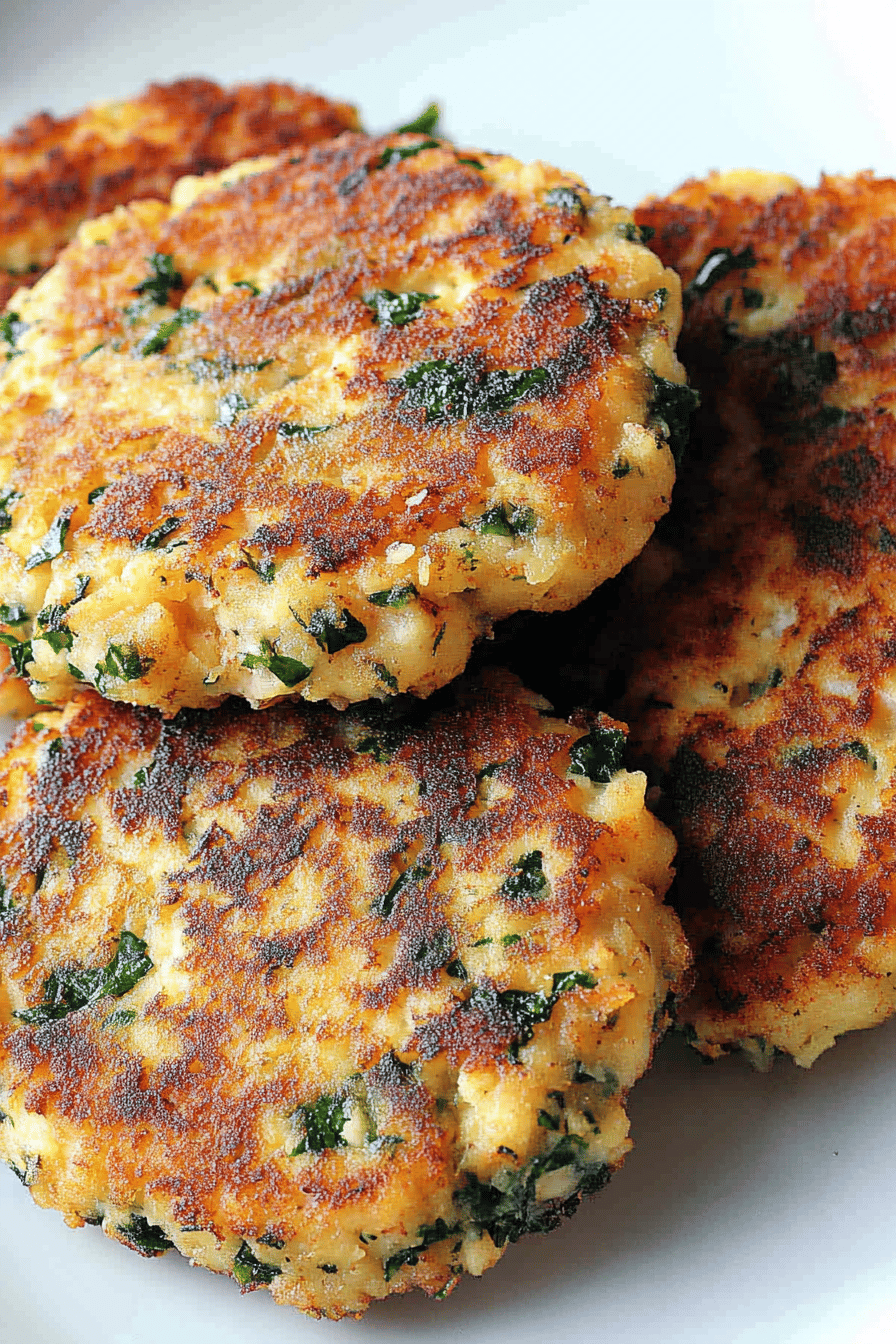 Easy Salmon Cakes Recipe Final Dish Presentation