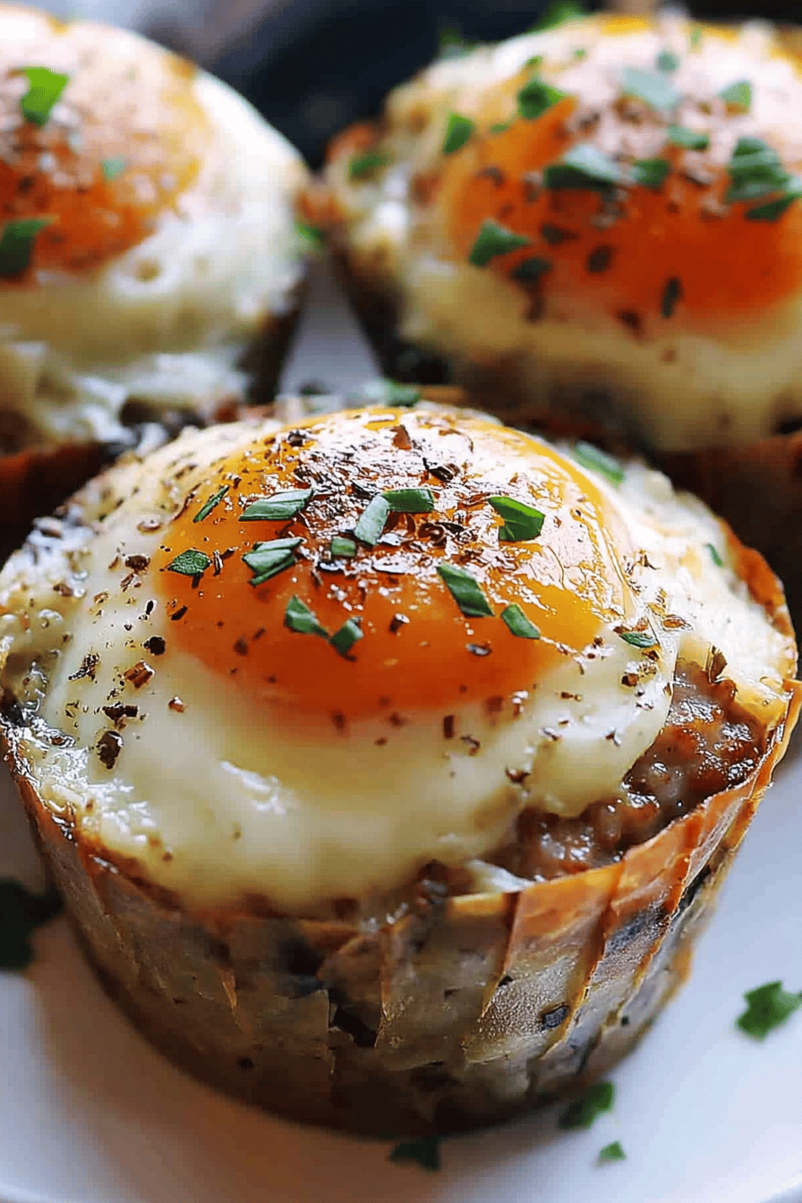 Easy Sausage Egg Muffins Recipe Final Dish Presentation