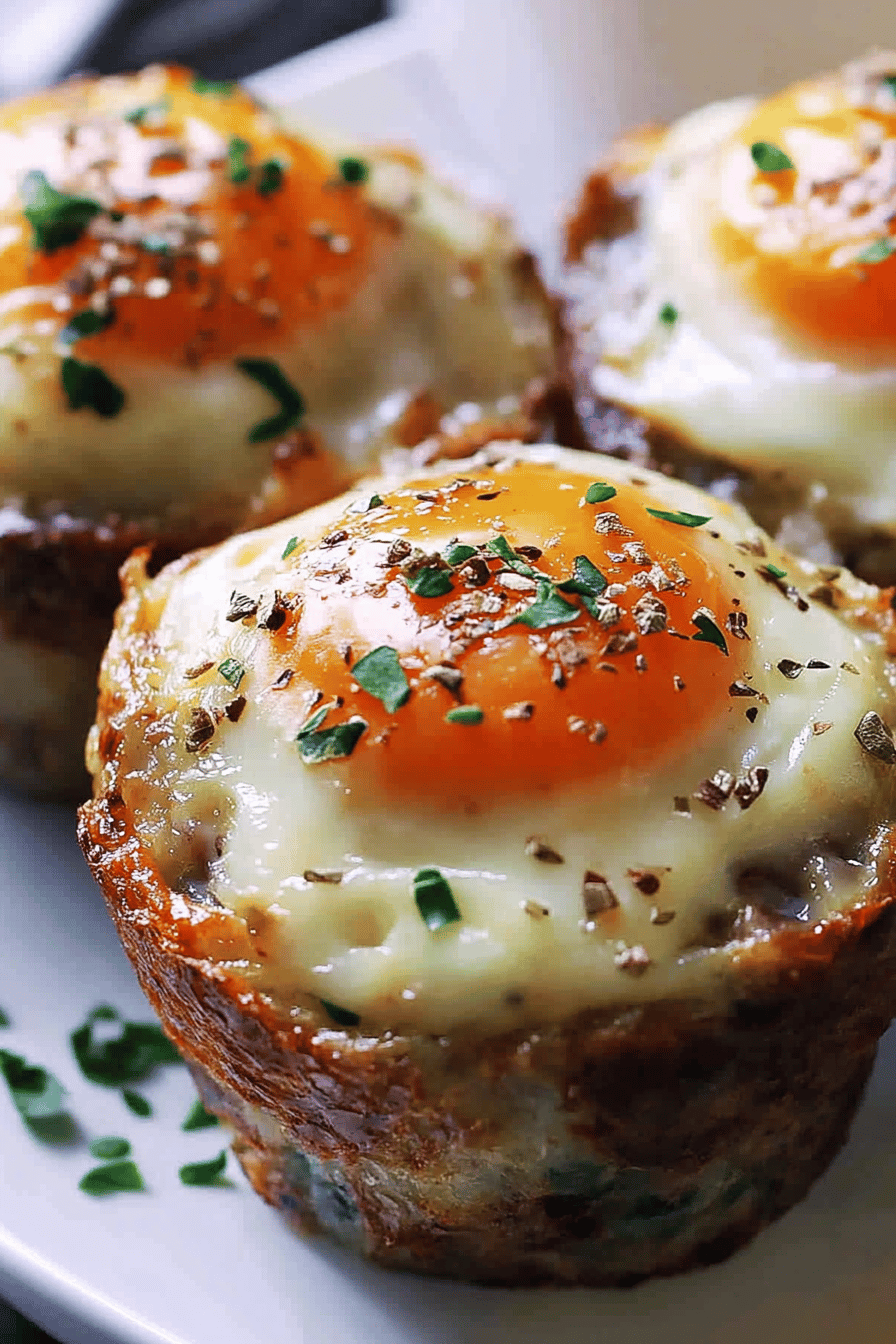 Easy Sausage Egg Muffins Recipe Final Dish Presentation
