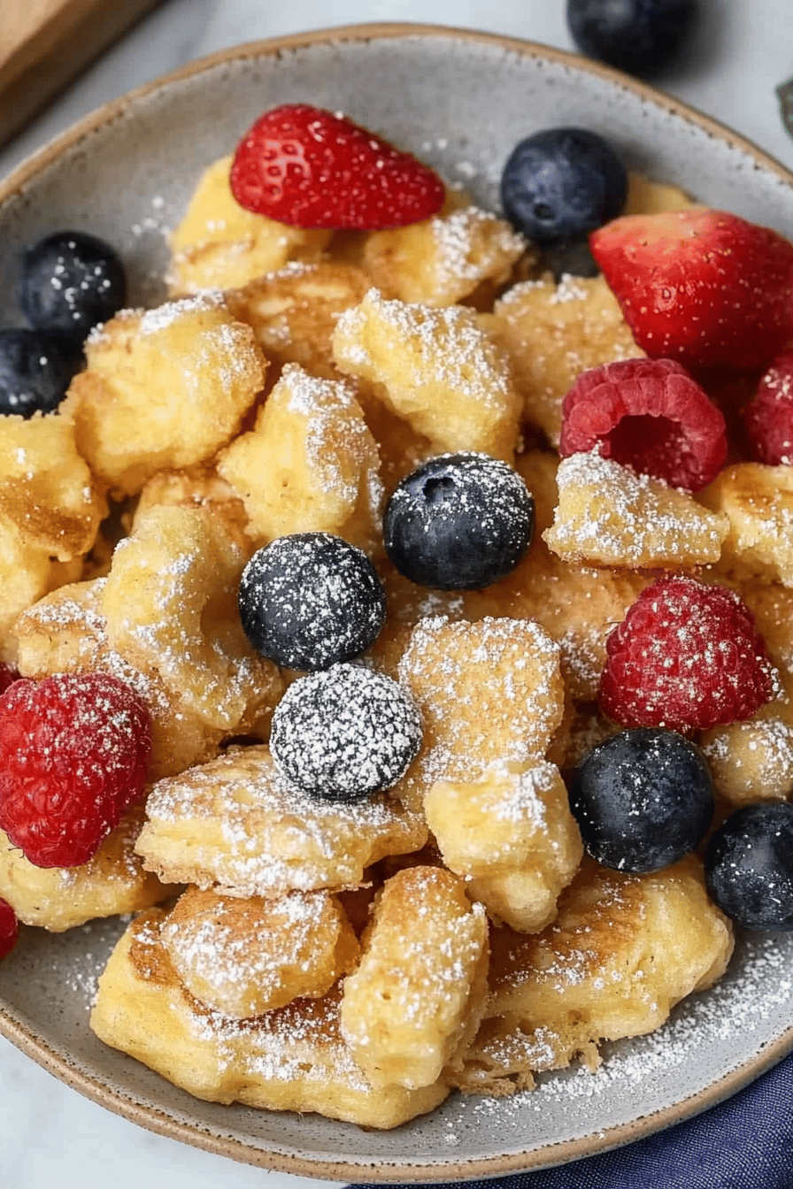 Easy Scrambled Pancakes Recipe ingredients