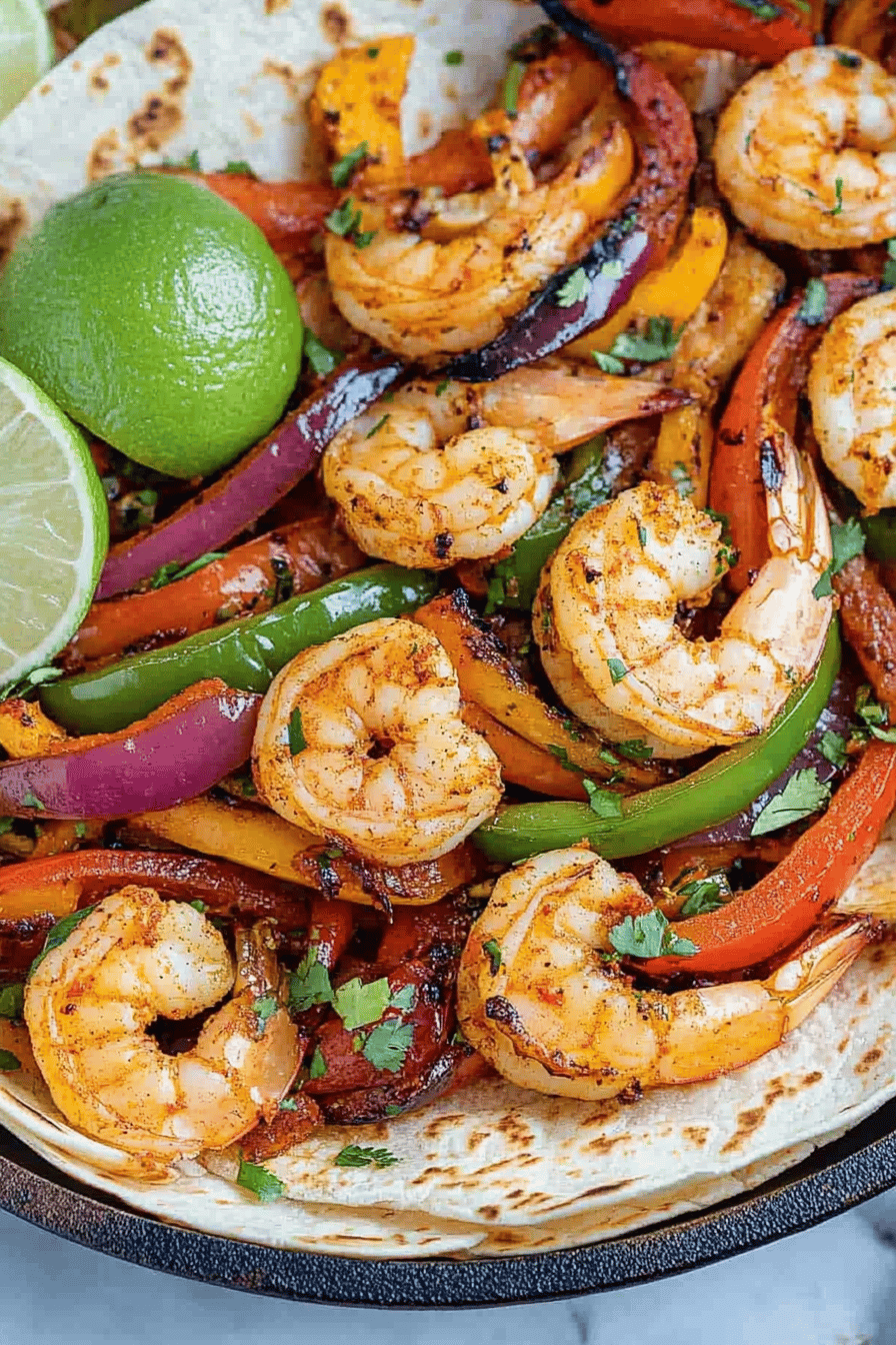 Easy Shrimp Fajitas Recipe ingredients