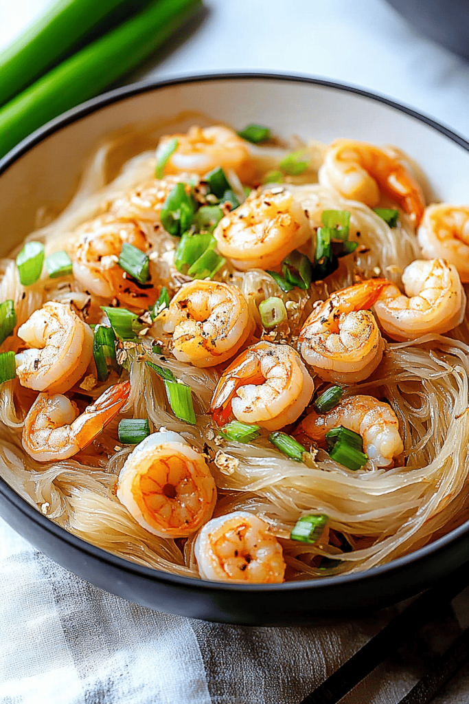 Easy Shrimp Mei Fun Recipe