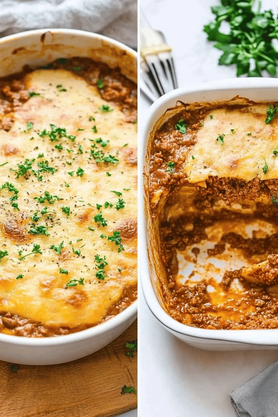 Easy Sloppy Joe Casserole Recipe Final Dish Presentation