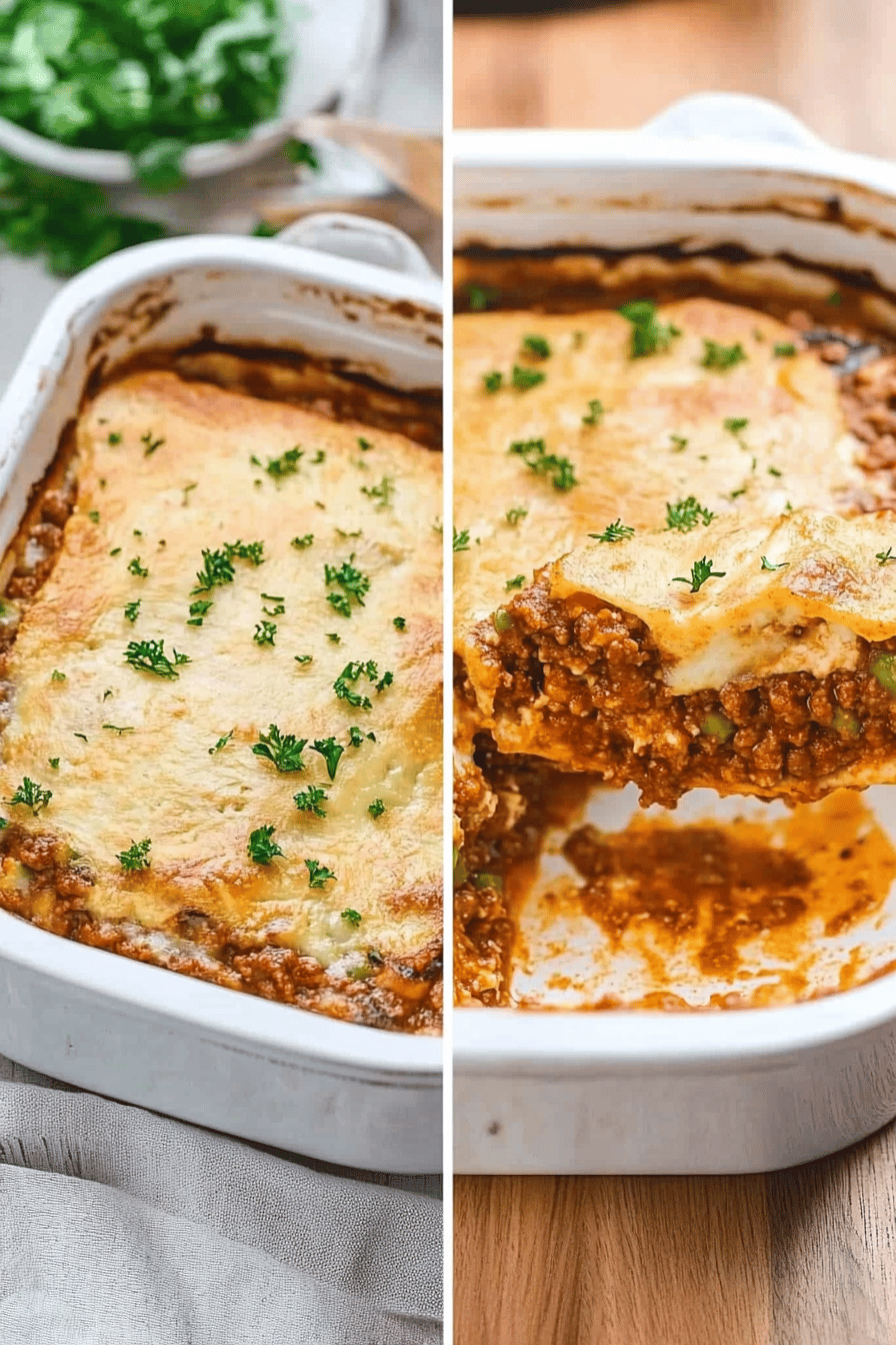 Easy Sloppy Joe Casserole Recipe ingredients