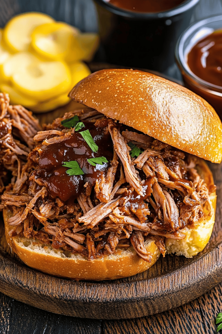 Easy Slow Cooker BBQ Pulled Pork Recipe