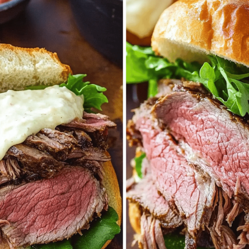 Easy Slow Cooker Roast Beef Sandwiches