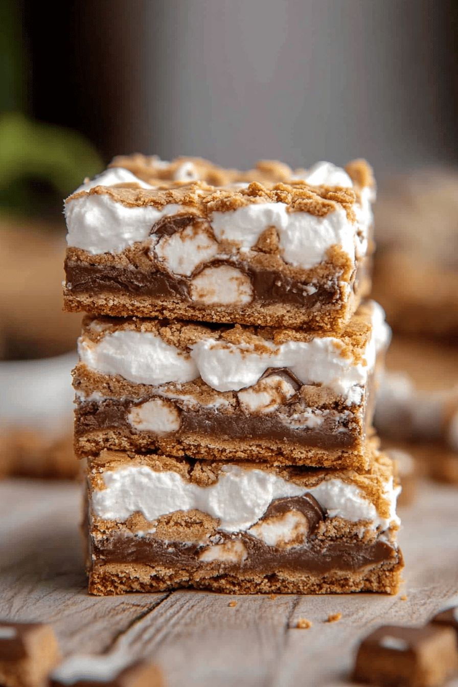 Easy S'mores Bars Recipe ingredients