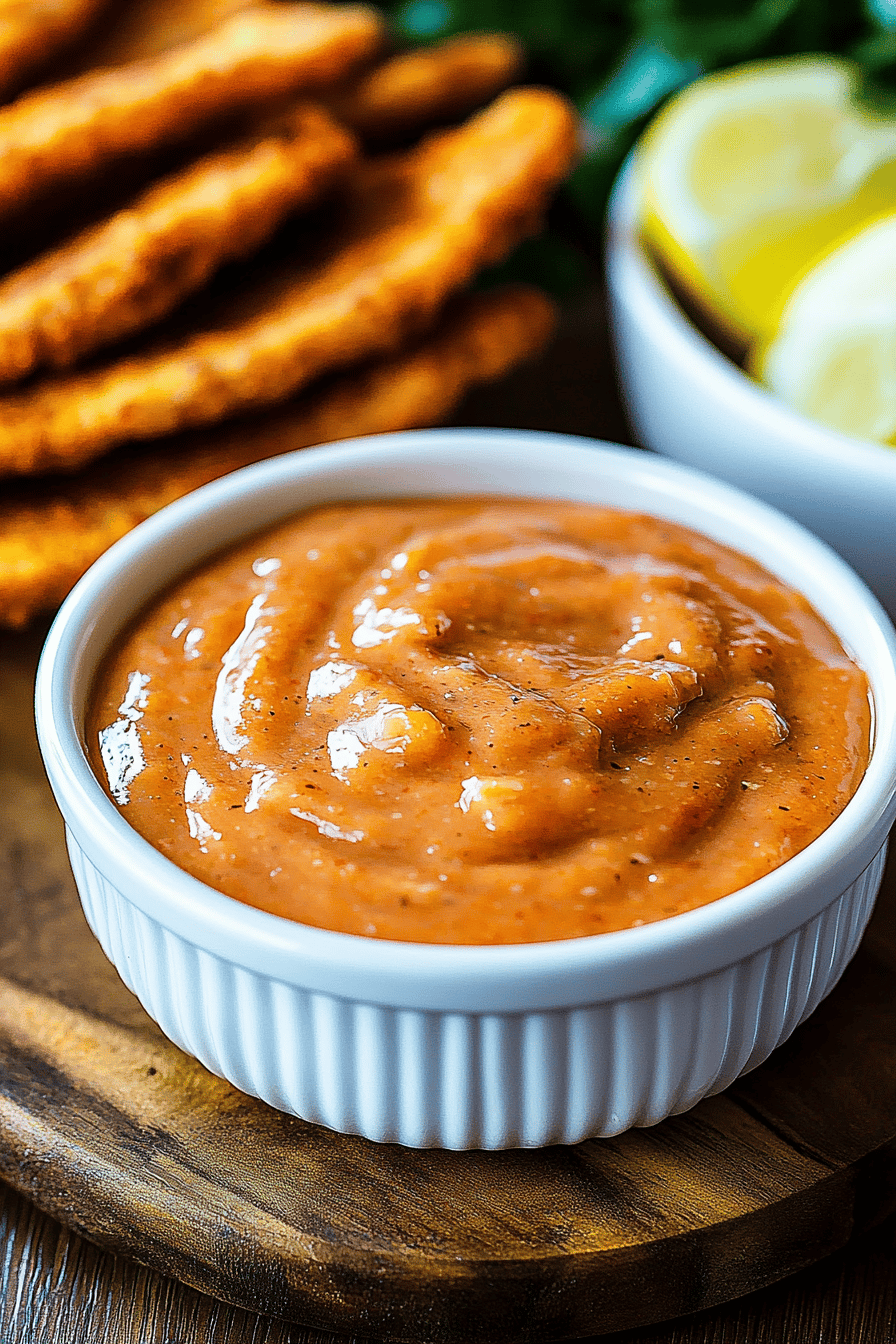 Easy Southern Comeback Sauce Recipe Final Dish Presentation
