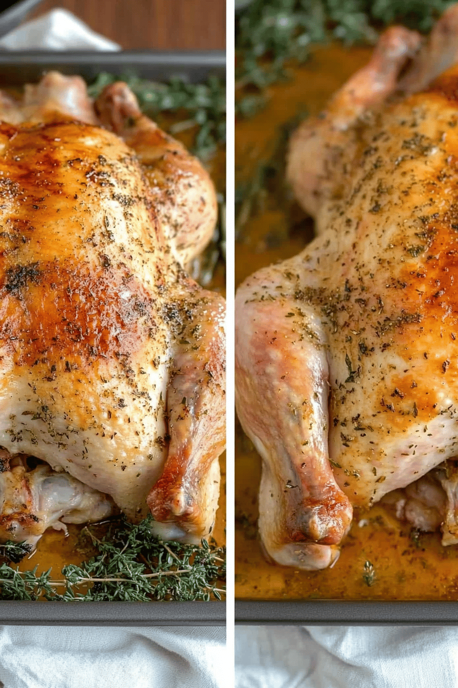Easy Spatchcock Turkey Recipe Final Dish Presentation