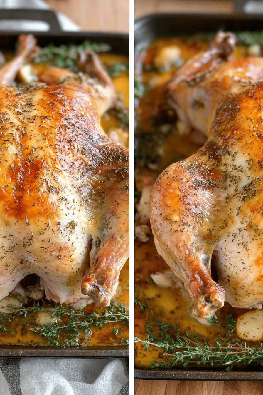 Easy Spatchcock Turkey Recipe Final Dish Presentation