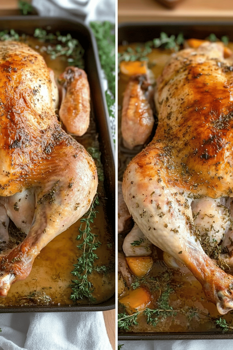 Easy Spatchcock Turkey Recipe ingredients