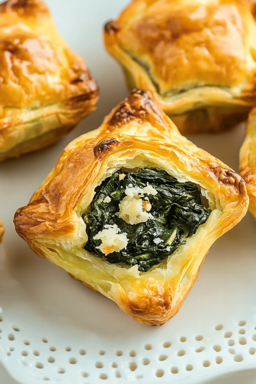 Easy Spinach Puffs Recipe ingredients