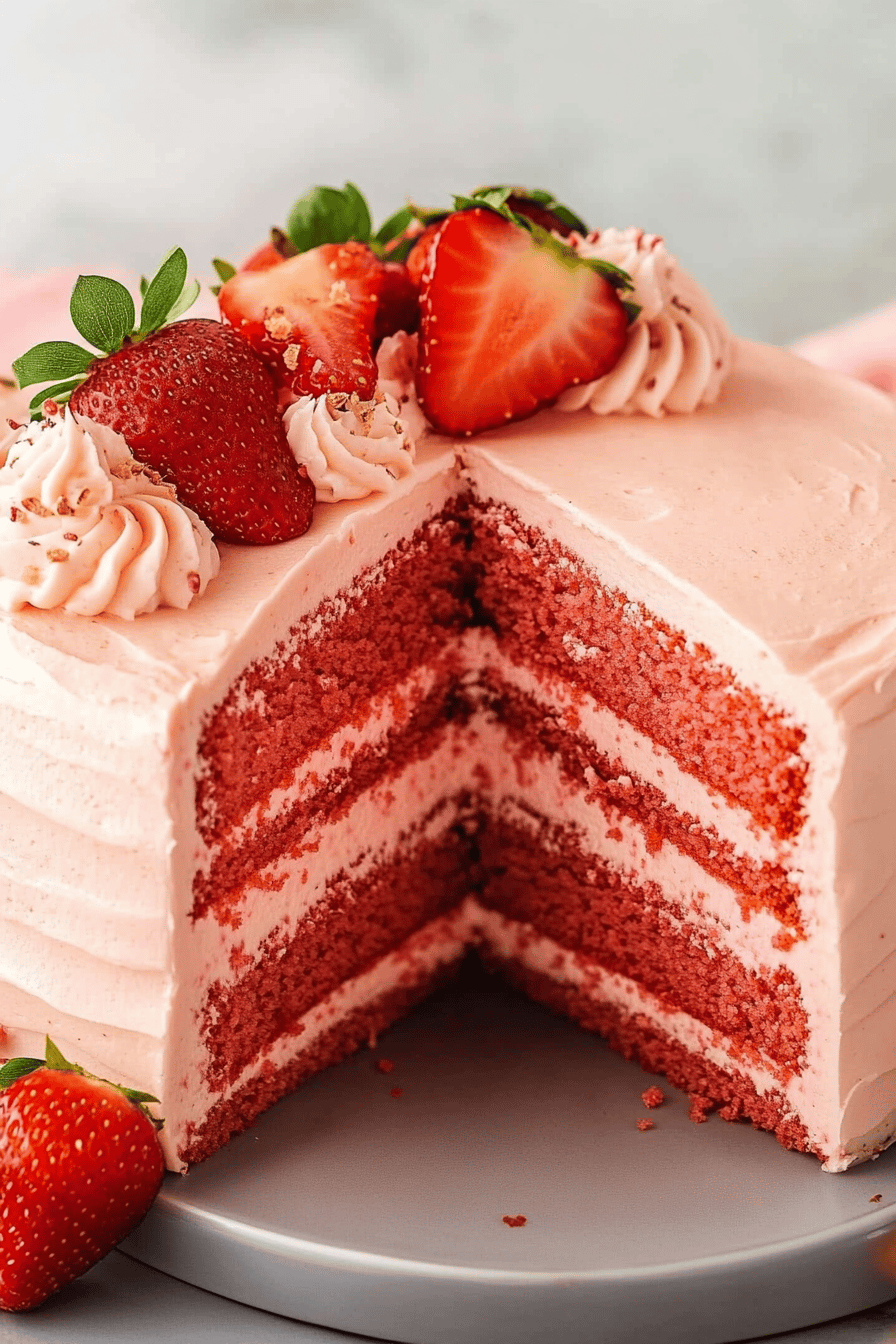 Easy Strawberry Dream Cake Recipe
